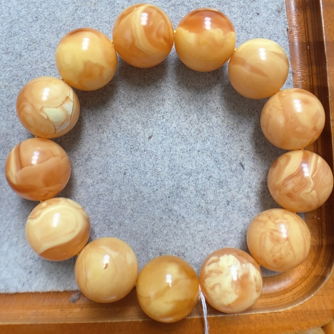 蜜蜡手串未镶嵌蜜蜡手串