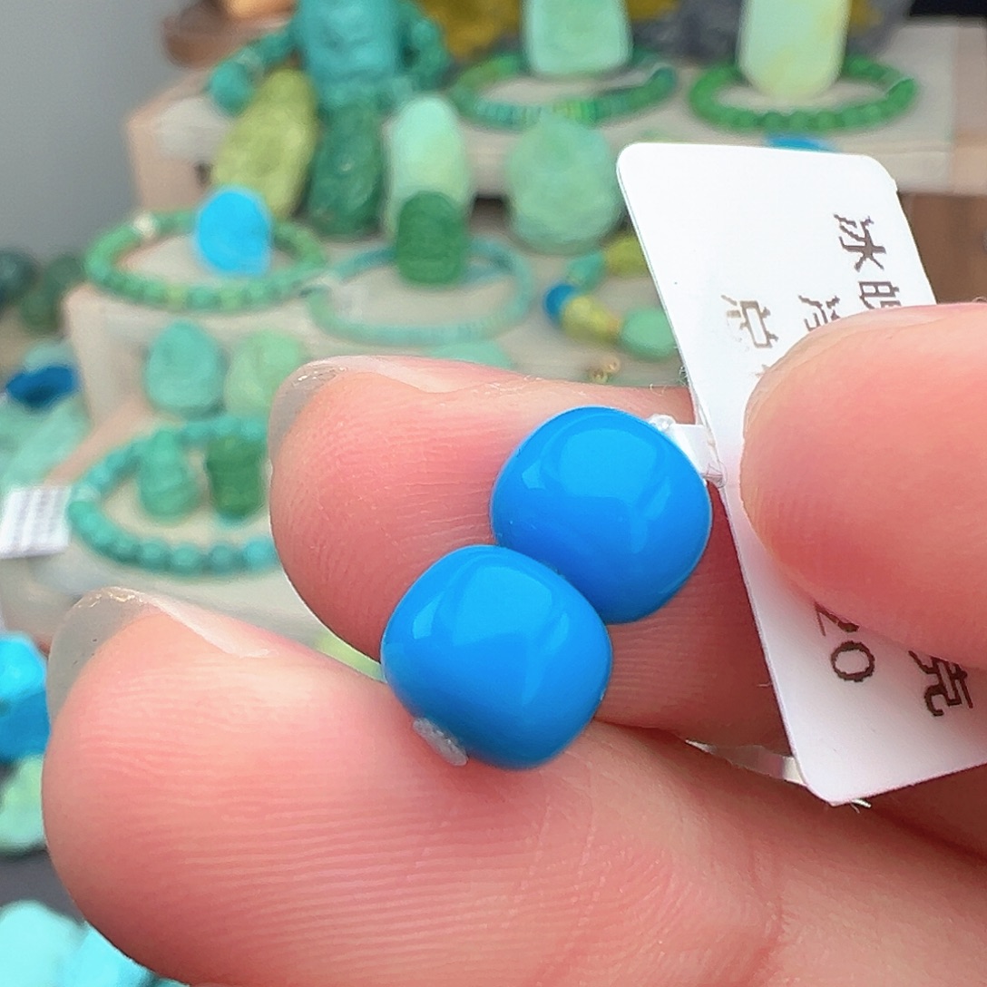 用***5绿松石未镶嵌主播万珍