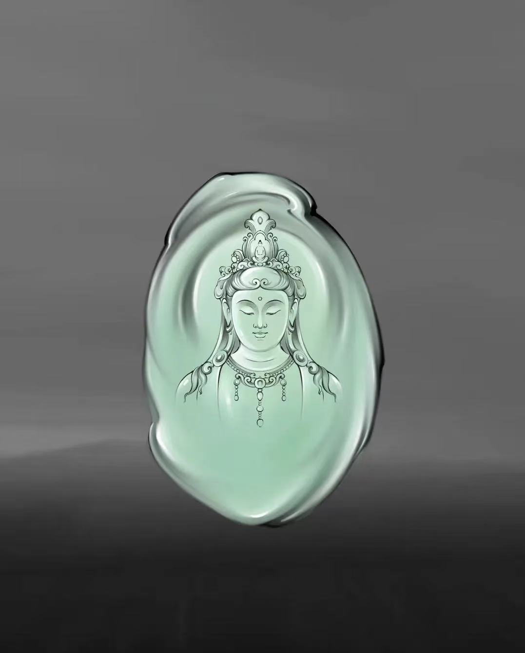 设计款饰品珠子雕刻一物一拍多样性 发货设计师手工