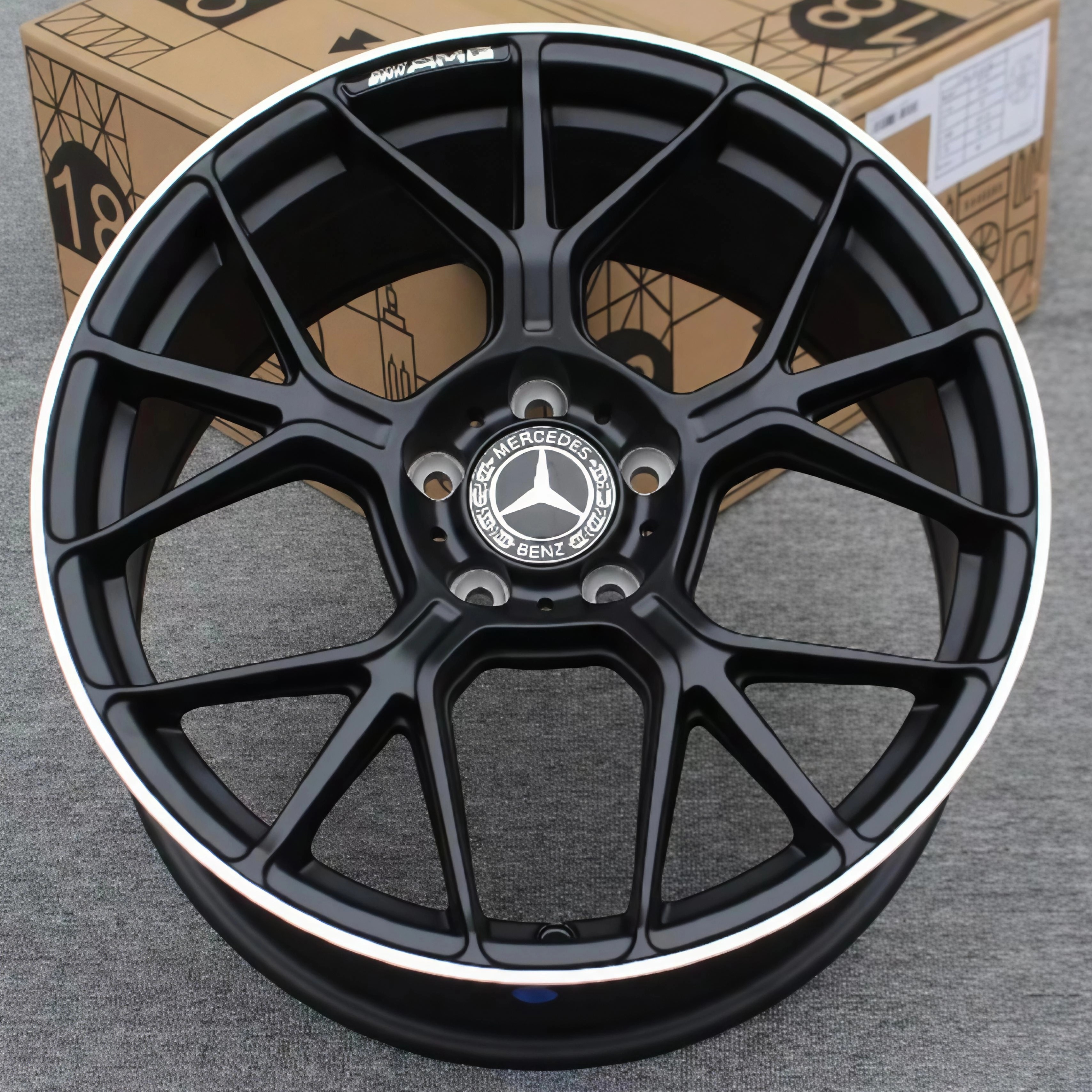 奔驰AMG轮毂A200S450S级E300CLA200CLS300C200威霆唯雅诺GLCSLV级