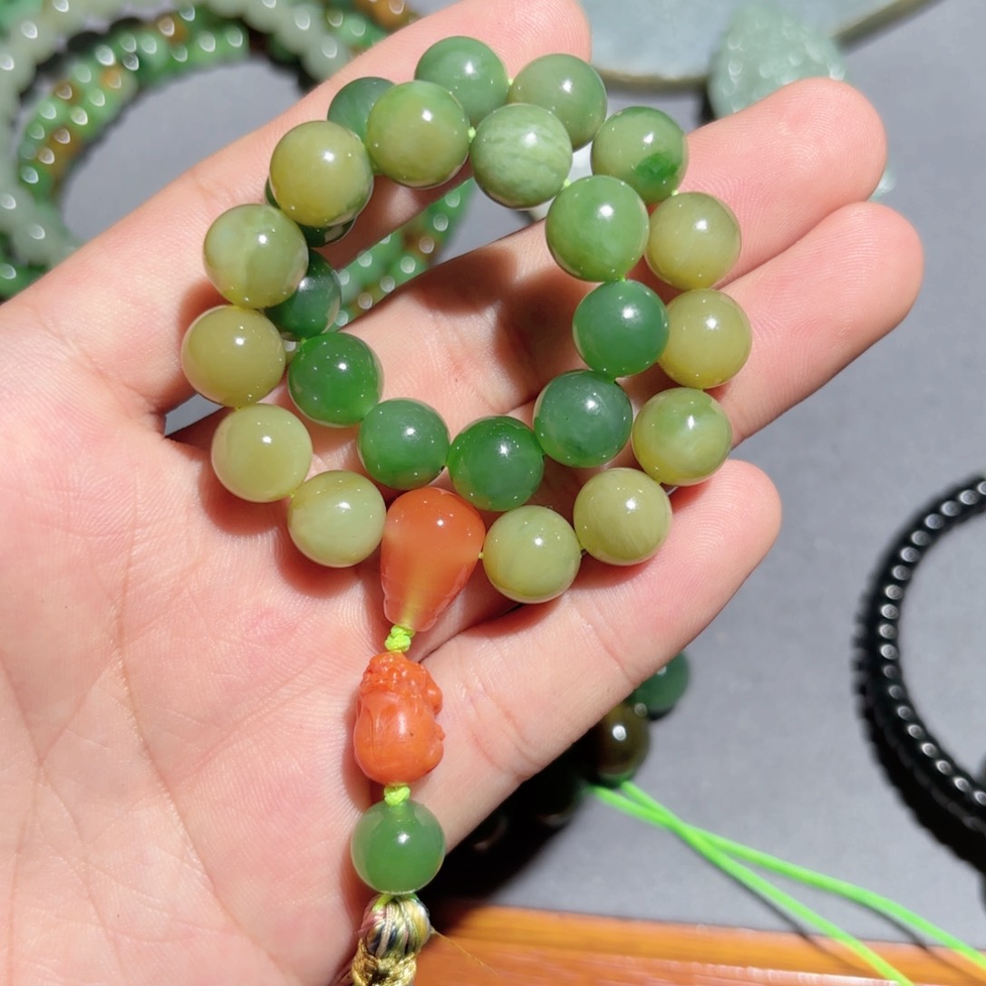 和田玉手链未镶嵌