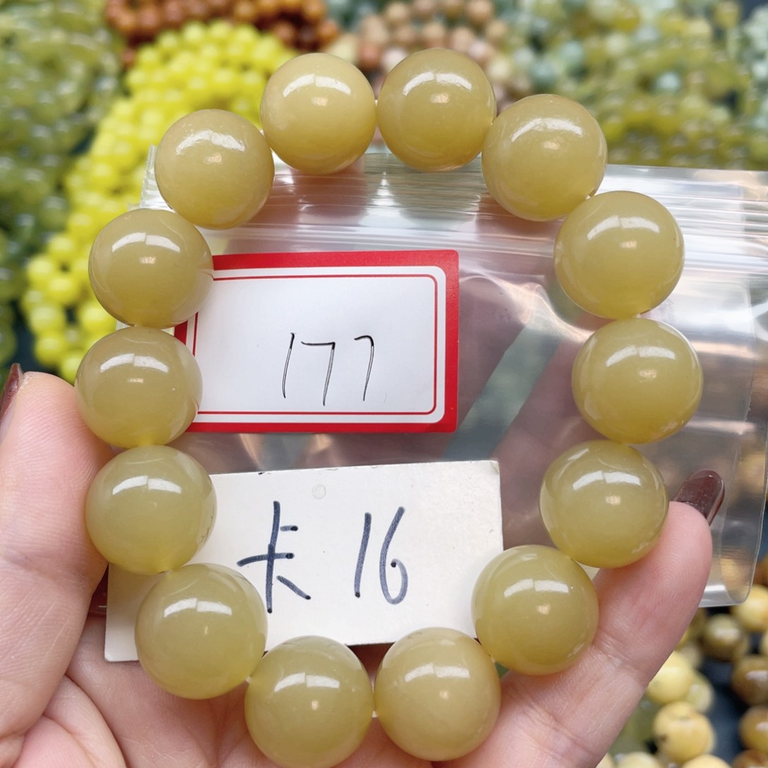 未镶嵌蛇纹石玉手串
