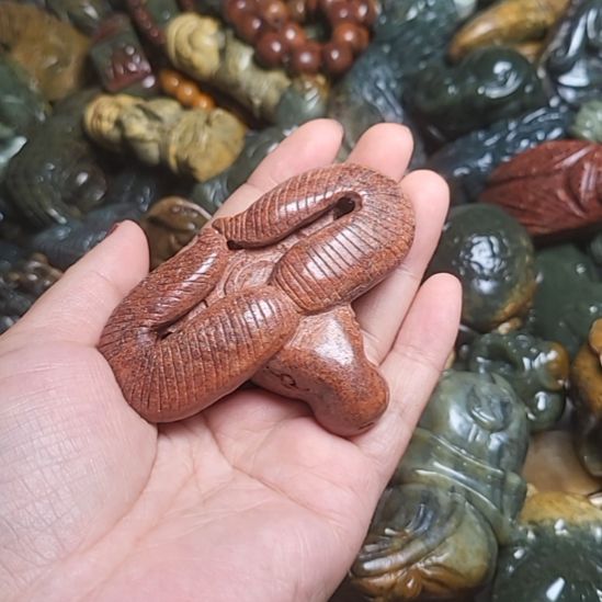 岫岩河磨玉（透闪石质玉）未镶嵌挂件