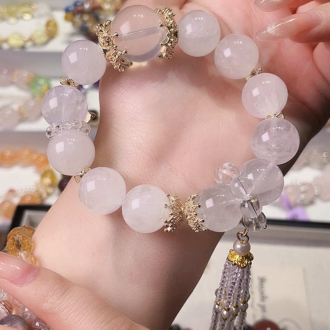 水晶手链银S925镶嵌尺寸