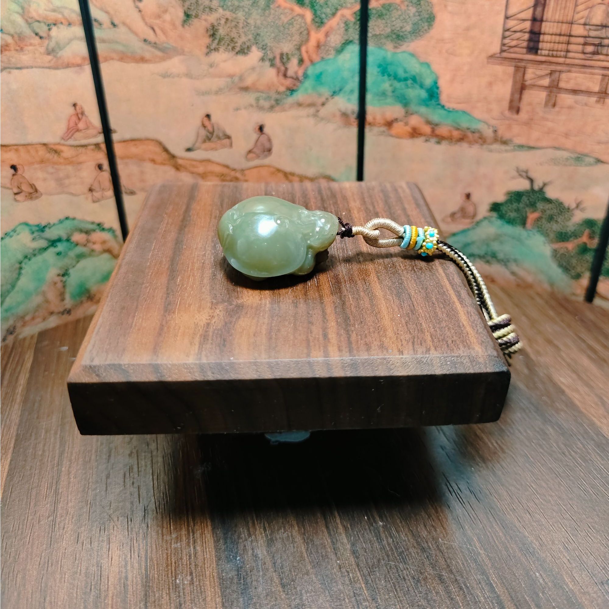 N和田玉龙龟吊坠1460