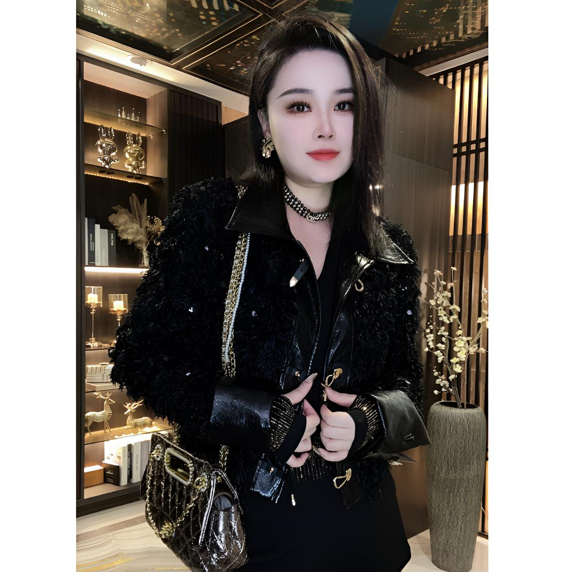 高端女装轻奢气质外套重工设计感短款时尚显瘦小香风设计师