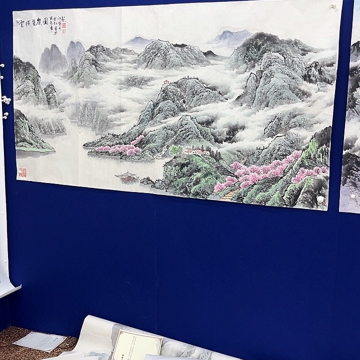 国画青**诗六尺整张老师老师