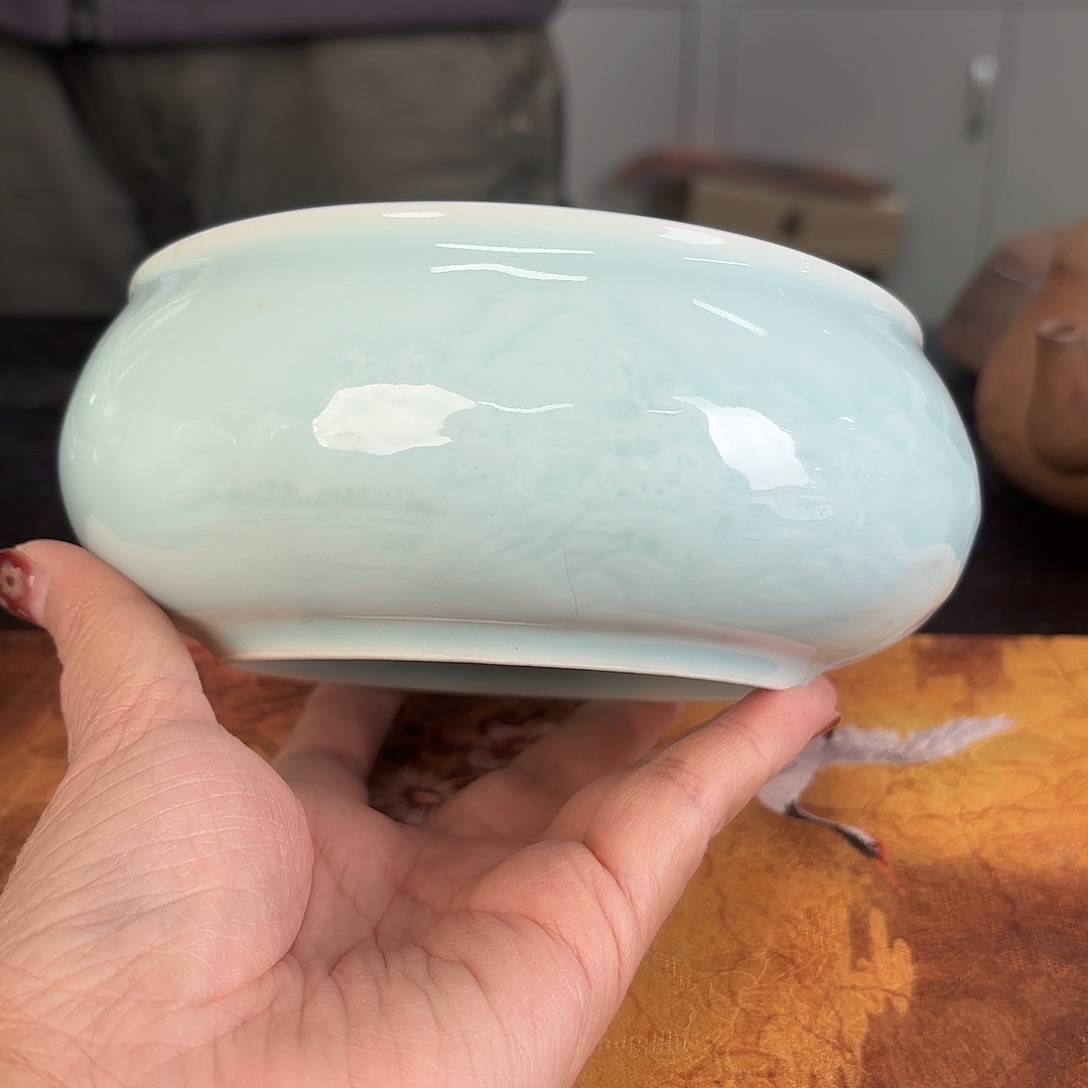 龙泉云间青瓷小米茶器