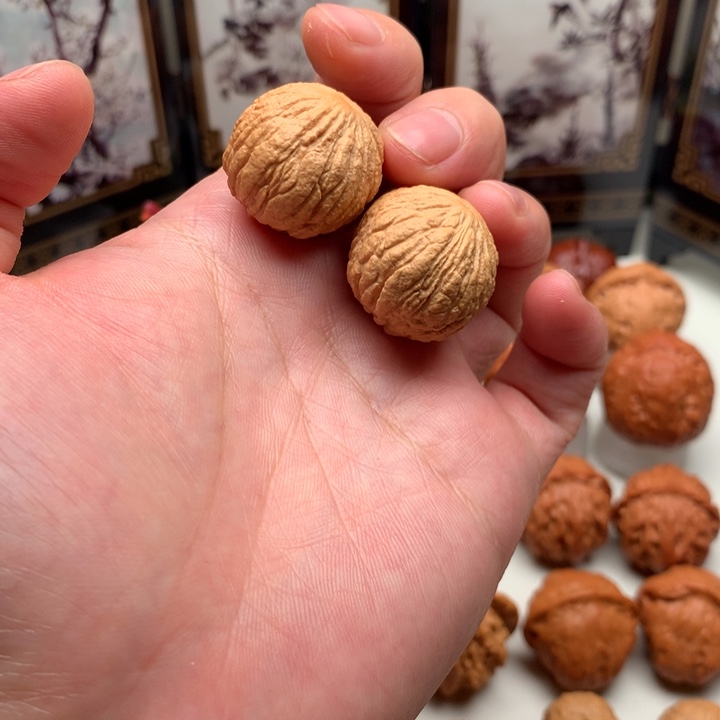 桃核把件野生小手捻