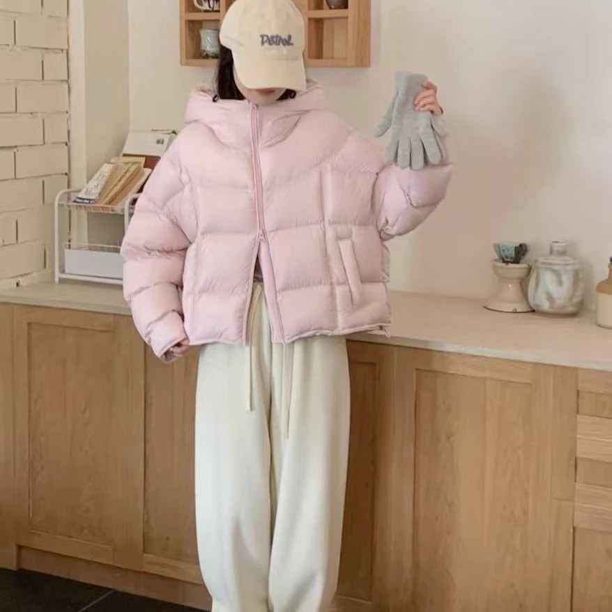 2025冬季新款棉服女短款加厚泡芙云朵小个子面包外套潮