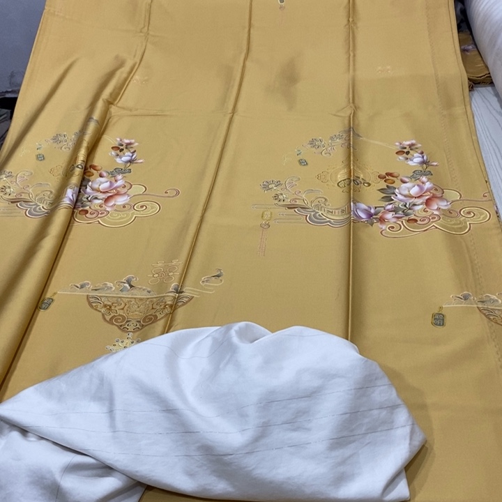 棉高端贡缎面料四件套