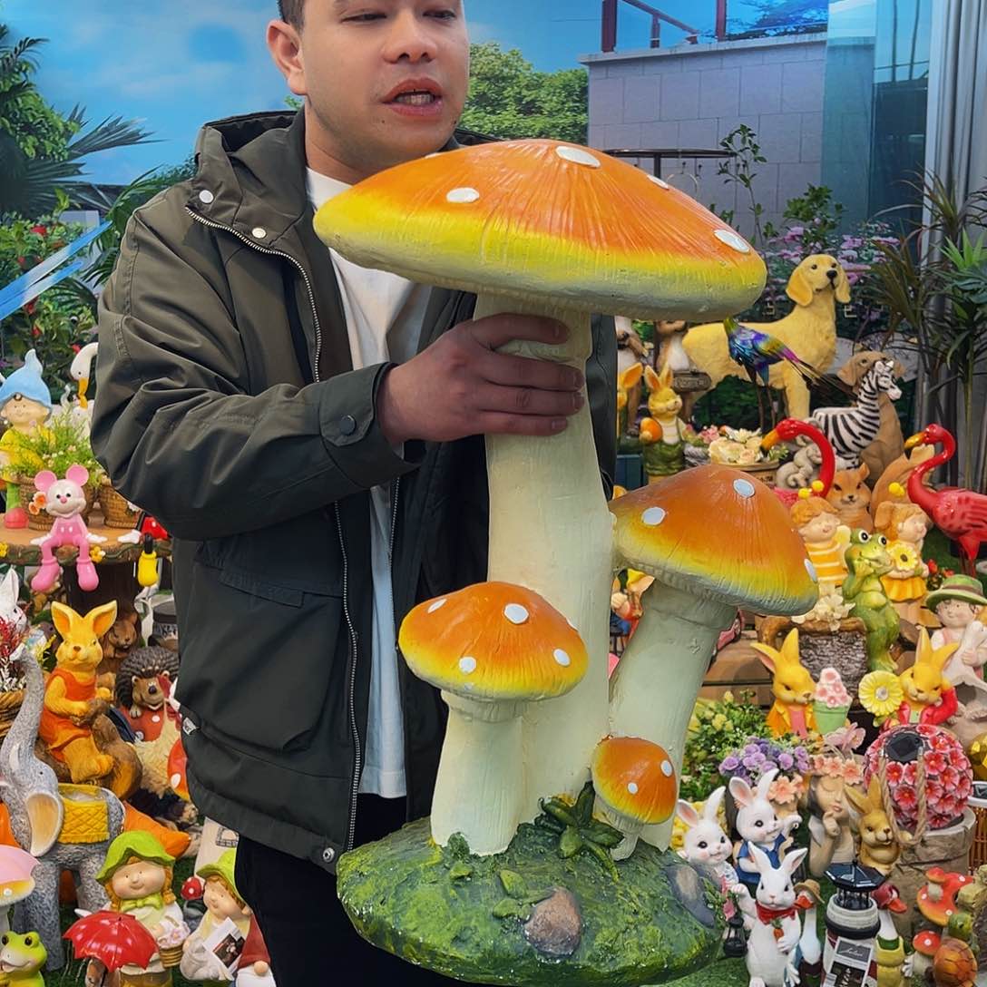 红陶花园庭院摆件&000&