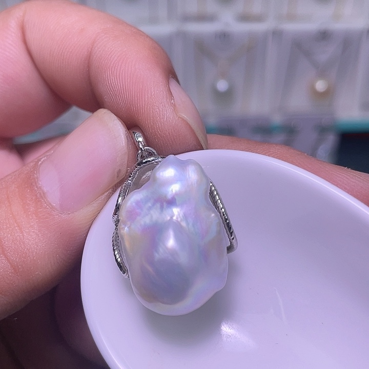颈饰合金淡水珍珠61