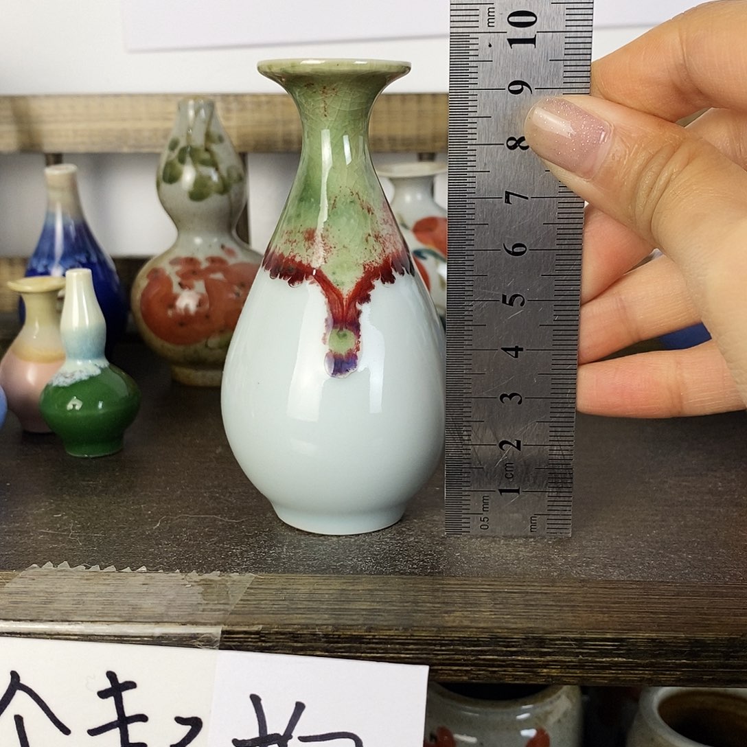 摆件景德镇高温陶瓷小花瓶