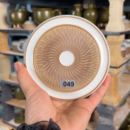 杯049号月白重工杯垫微微不完美