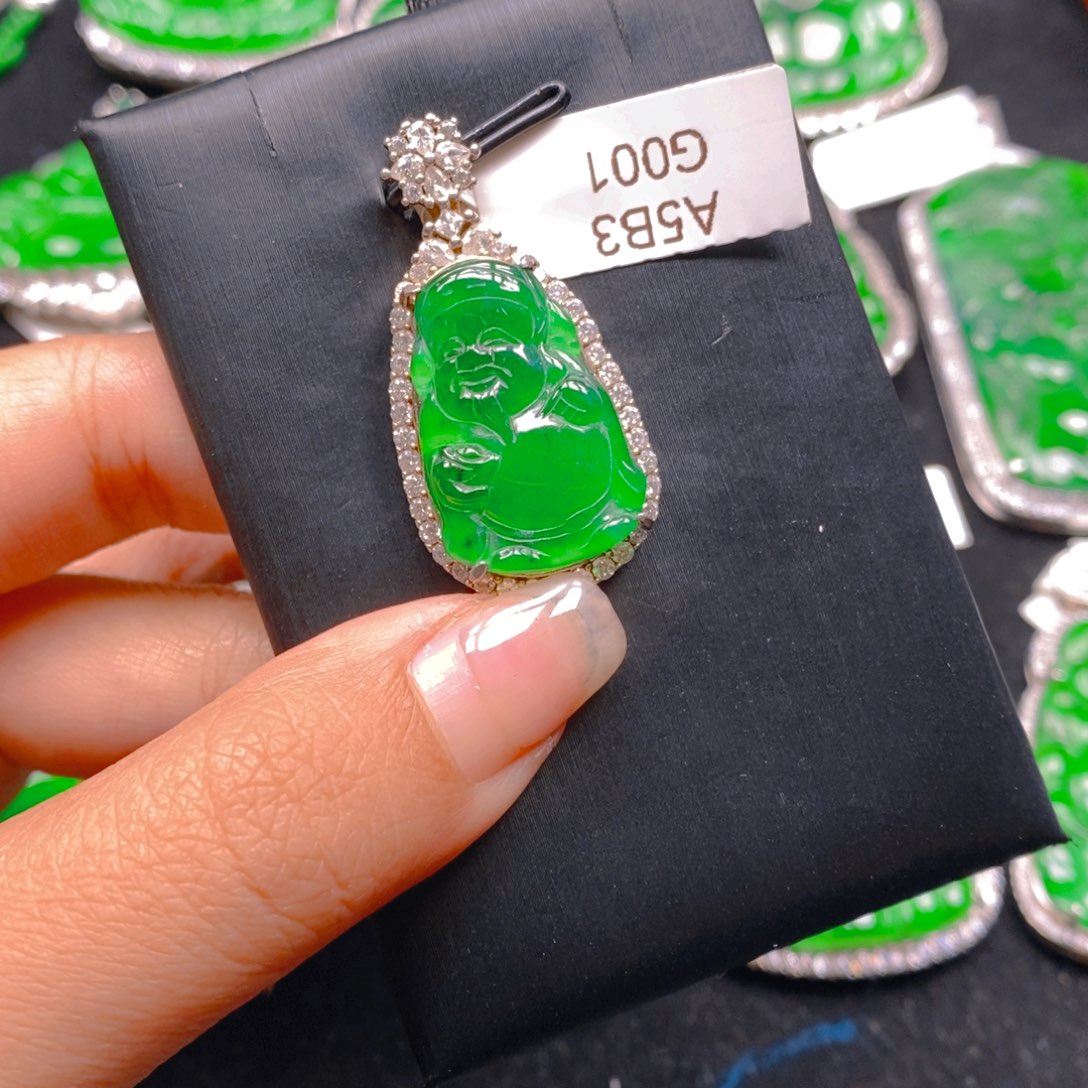 翡翠颈饰银S925镶嵌888888888888888