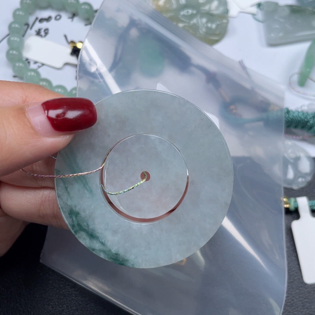 翡翠未镶嵌颈饰天然a货缅甸翡翠包邮