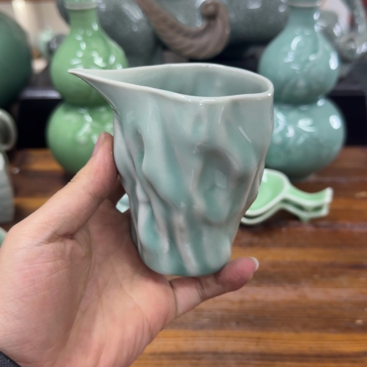 龙泉青瓷茶具微瑕5351