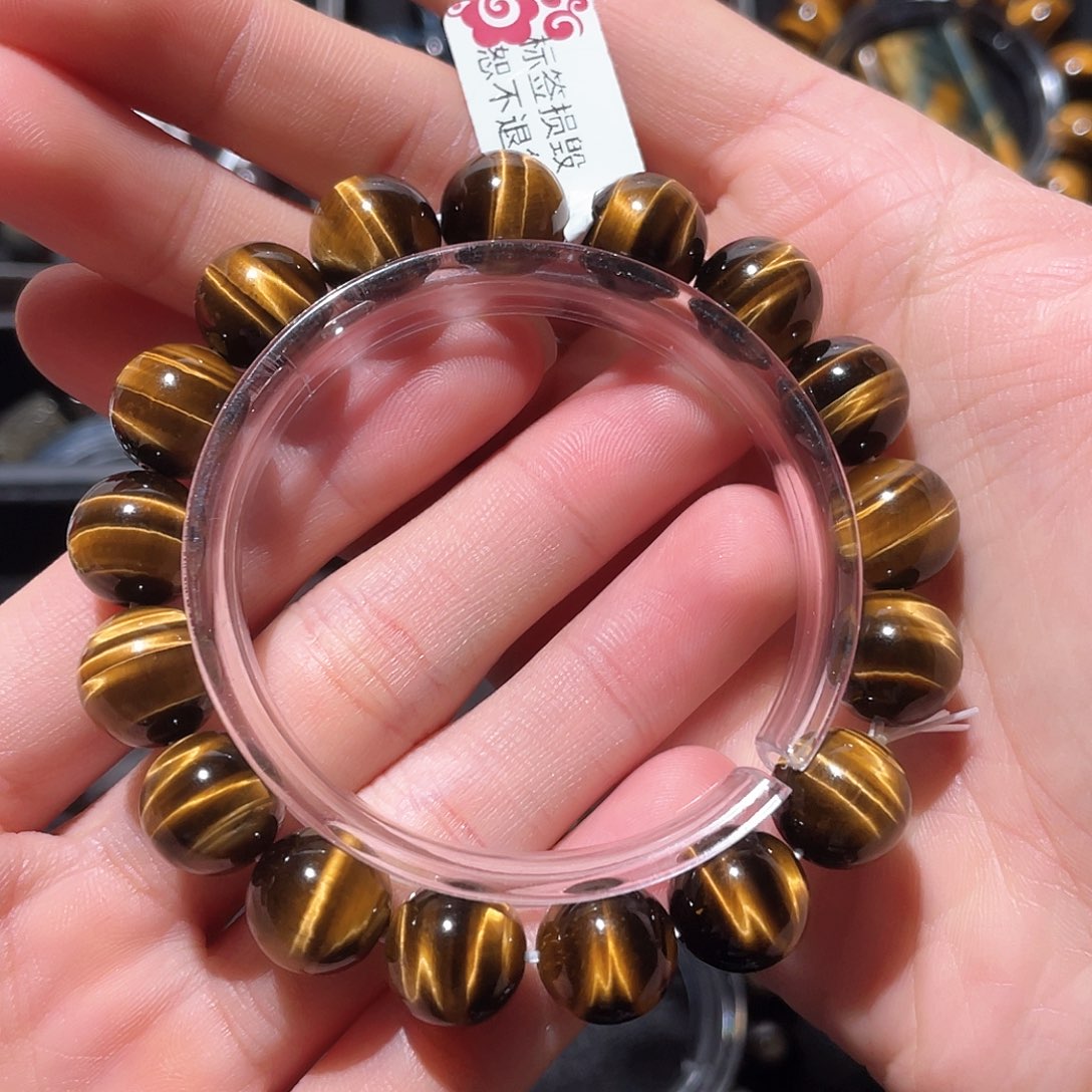 木变石（虎睛石）手链未镶嵌自**翔