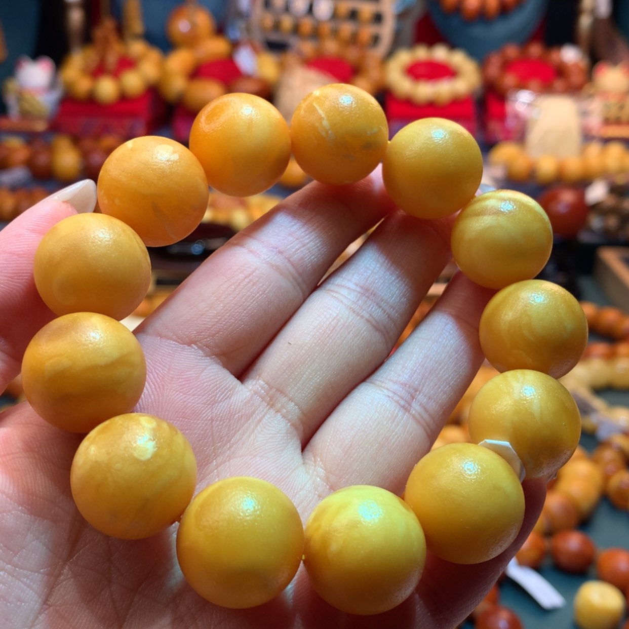 【闪购商品】蜜蜡手串未镶嵌蜜蜡手串