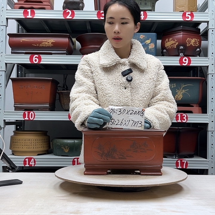 紫砂花盆紫砂花盆