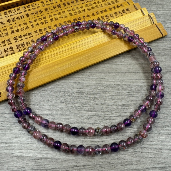 【万宸御品】水晶超七4mm+多圈手链素款