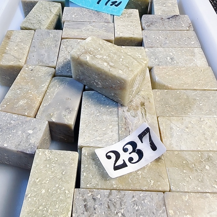 青田石印石青田岩门晶30个，2.5正章高度4公分