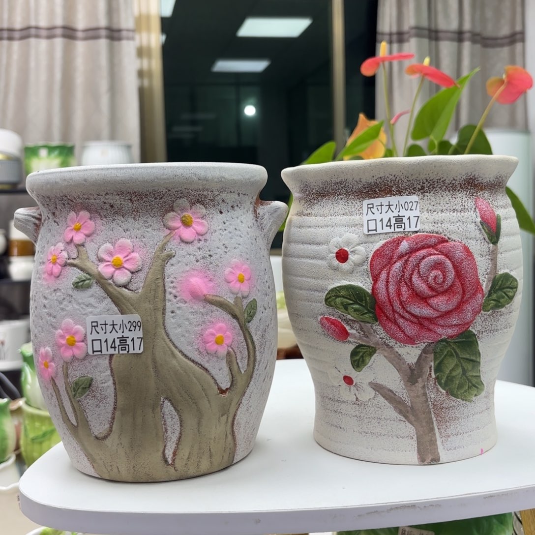 @夏西陶瓷花盆@@6027299