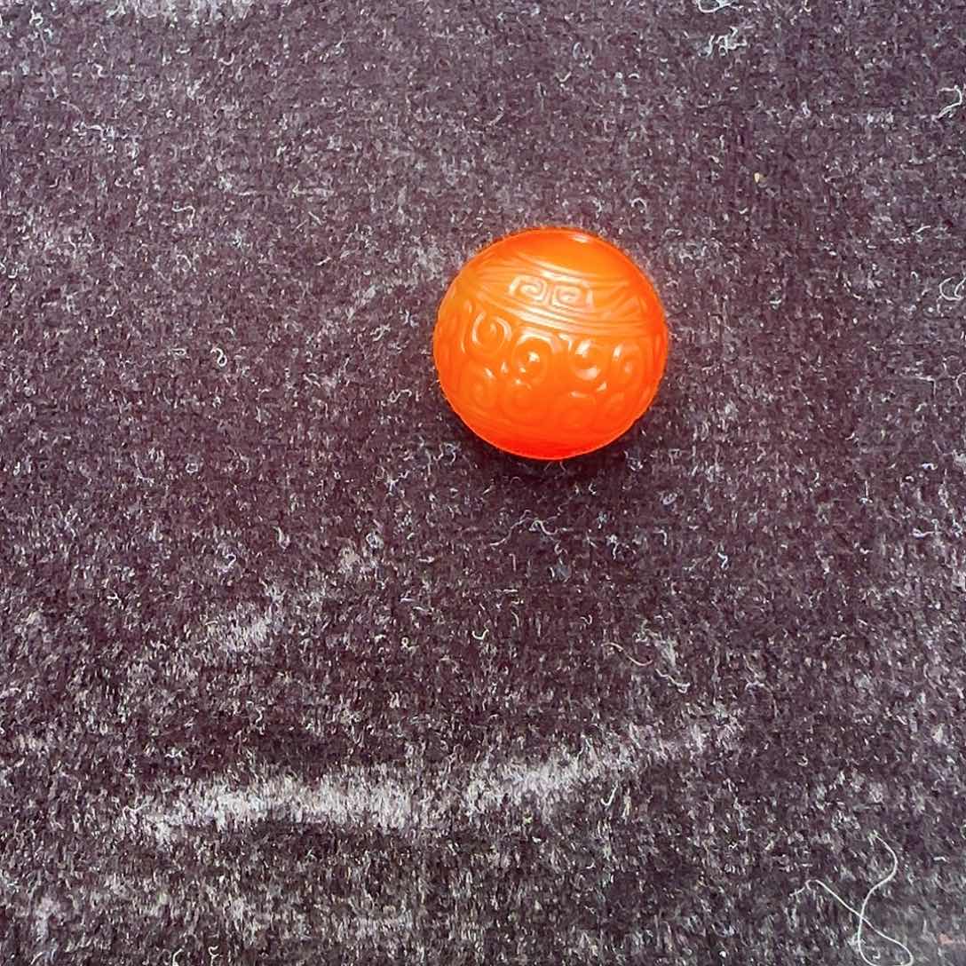 南红玛瑙雕珠15+未镶嵌厨**白H605