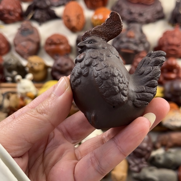 茶宠紫砂紫砂公鸡