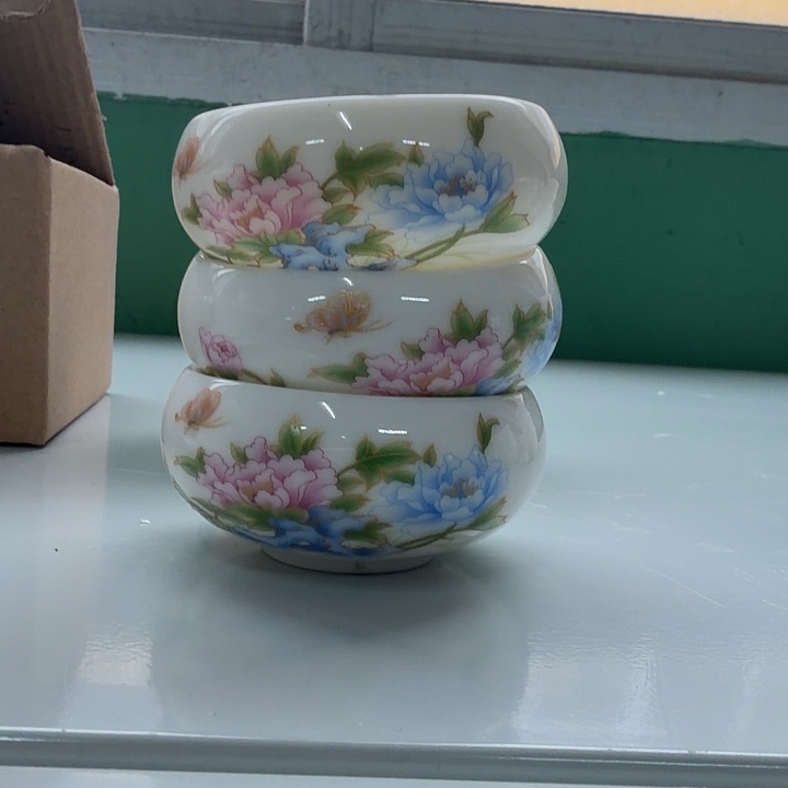 改***吧高端羊脂玉茶杯三个一组