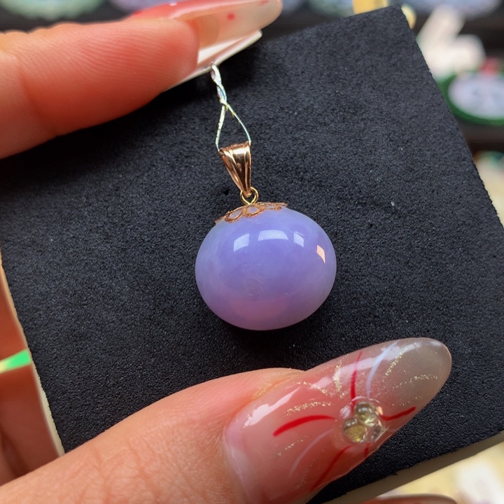 翡翠手链18K金镶嵌翡翠