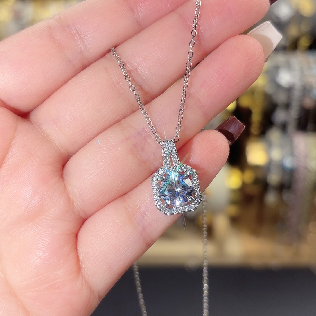 锆石合金方包小吊坠