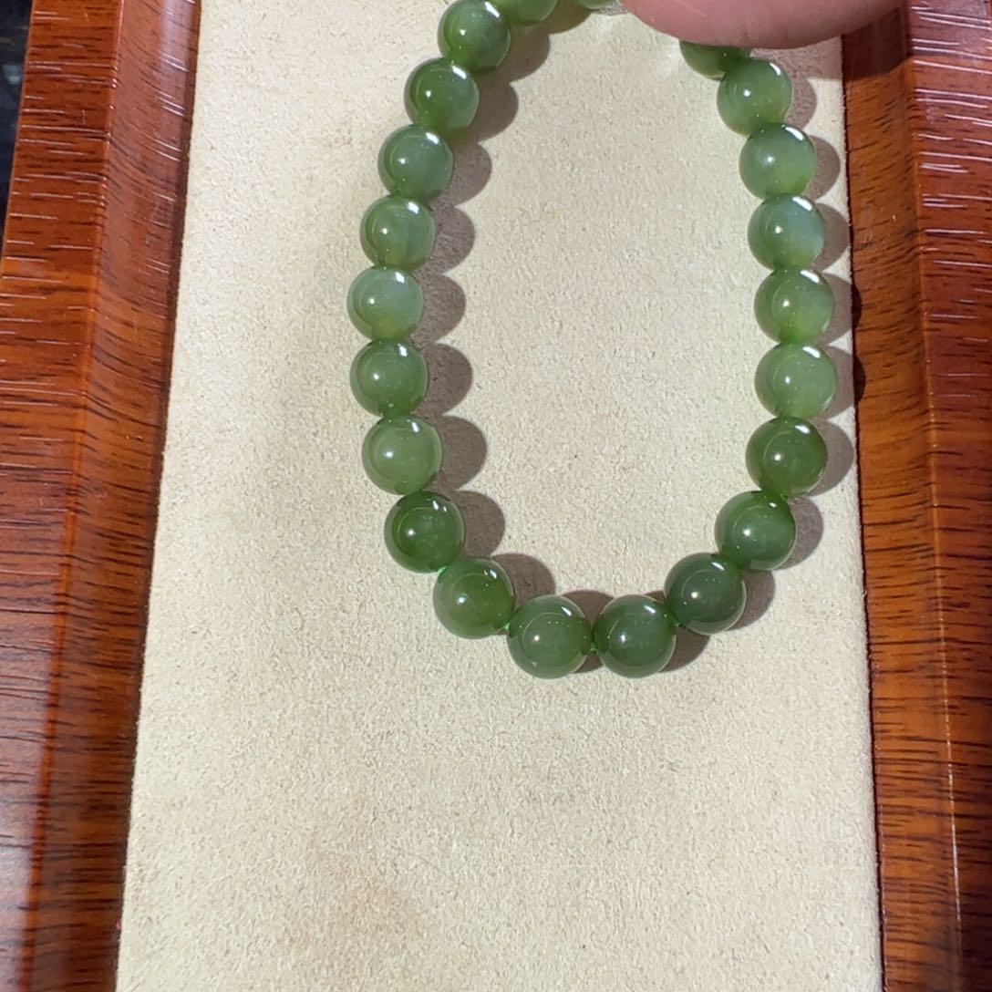 和田玉手链未镶嵌明****~