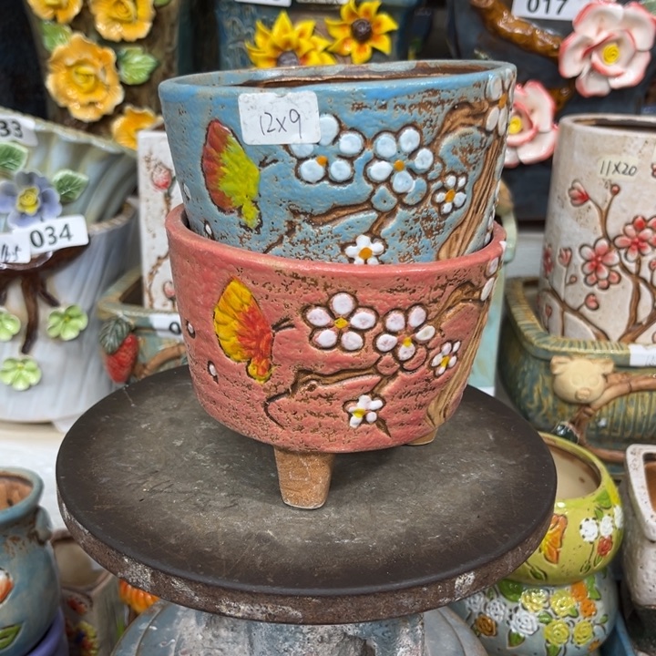 紫砂花盆粗陶材质多肉花盆