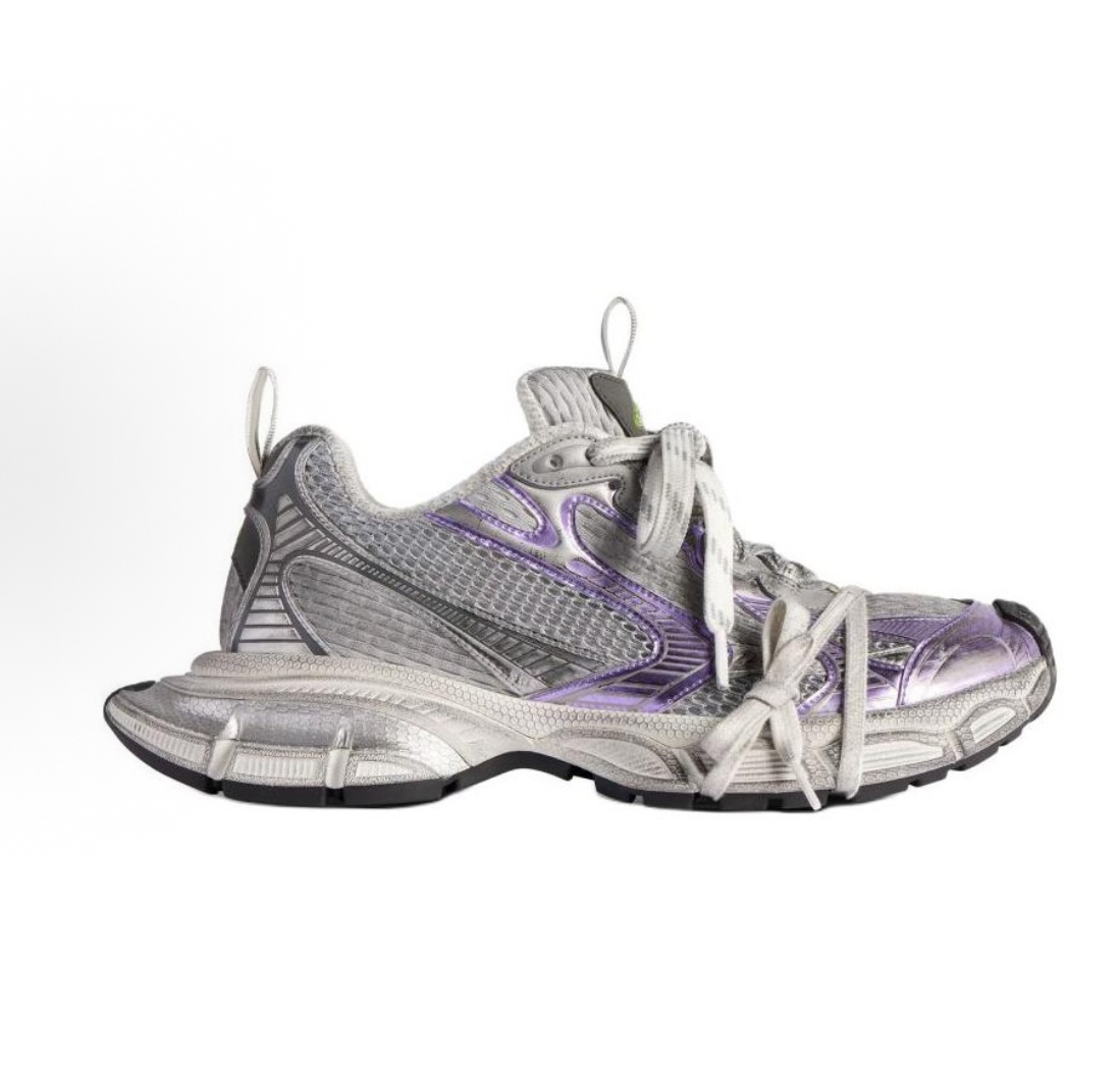 未使用 Balenciaga/巴黎世家 3XL系列 银紫色 休闲老爹鞋