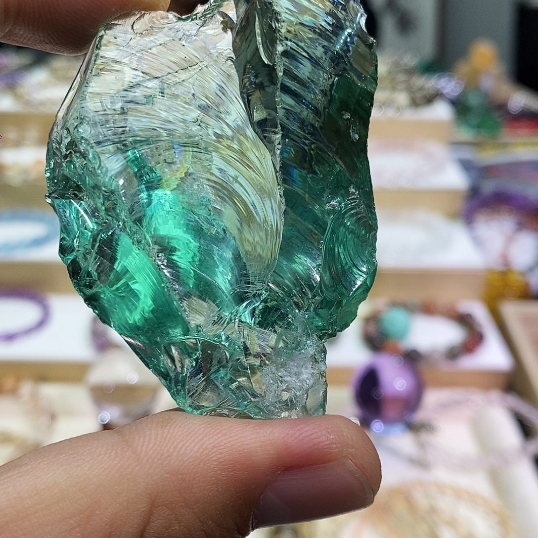 福***福手链水晶未镶嵌琉璃原矿石