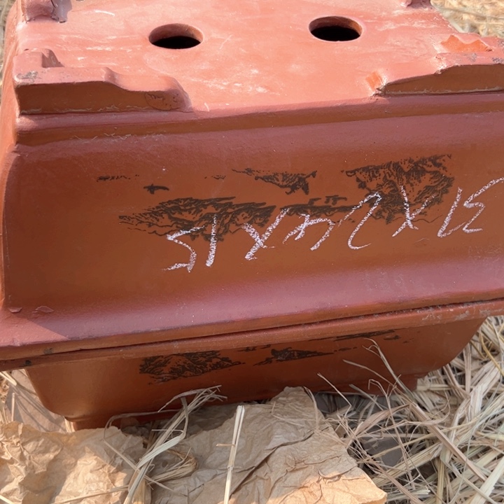 红陶紫砂马槽微瑕