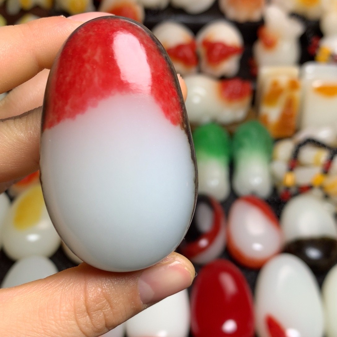 轻**叶新疆戈壁石五彩石