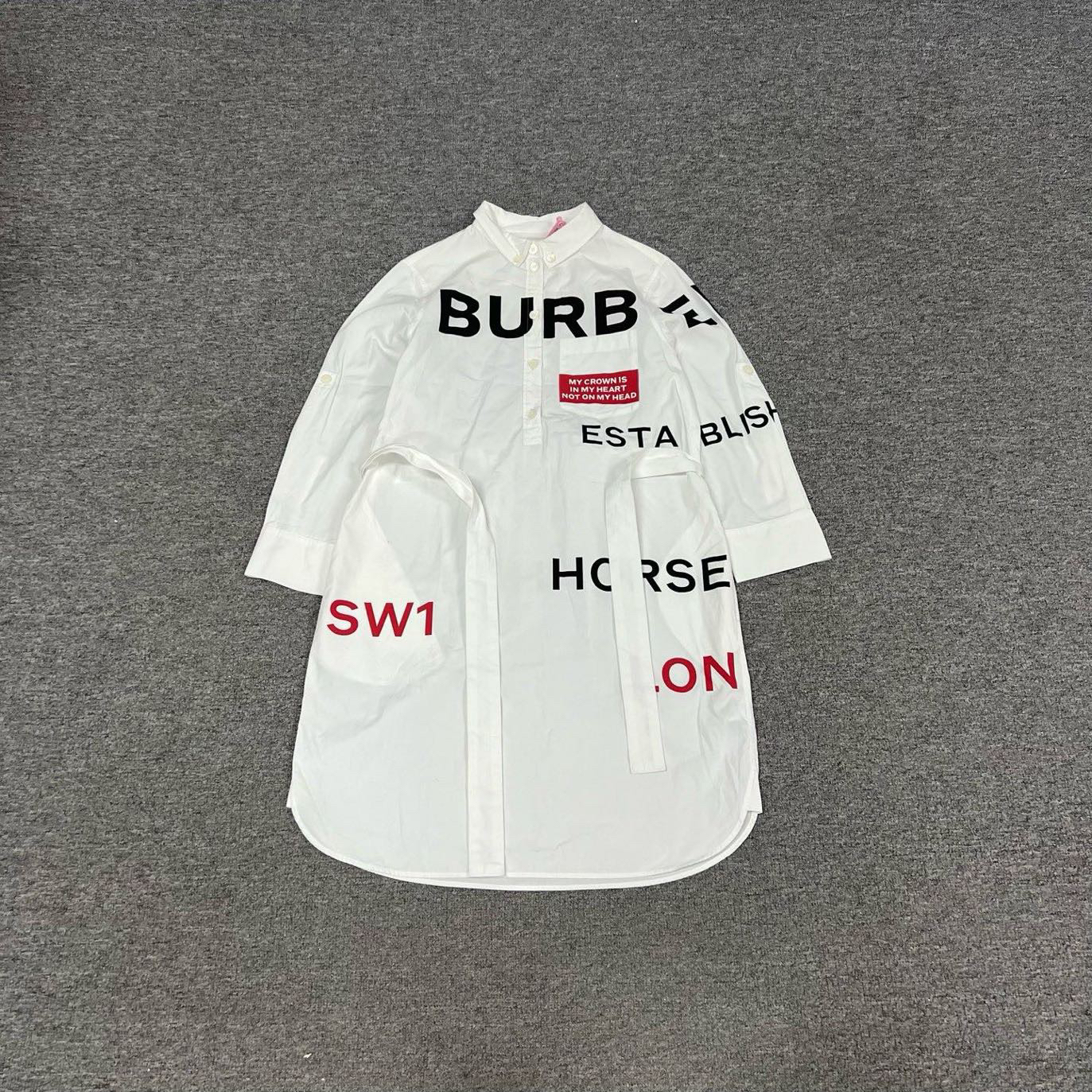 99新 AMIPARIS Burberry 弹幕 连衣裙uk8