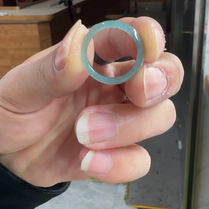 翡翠戒指未镶嵌纯天然翡翠A货买断