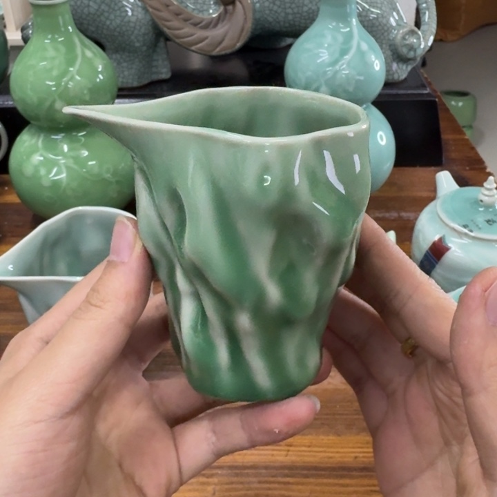 龙泉青瓷茶具微瑕42992
