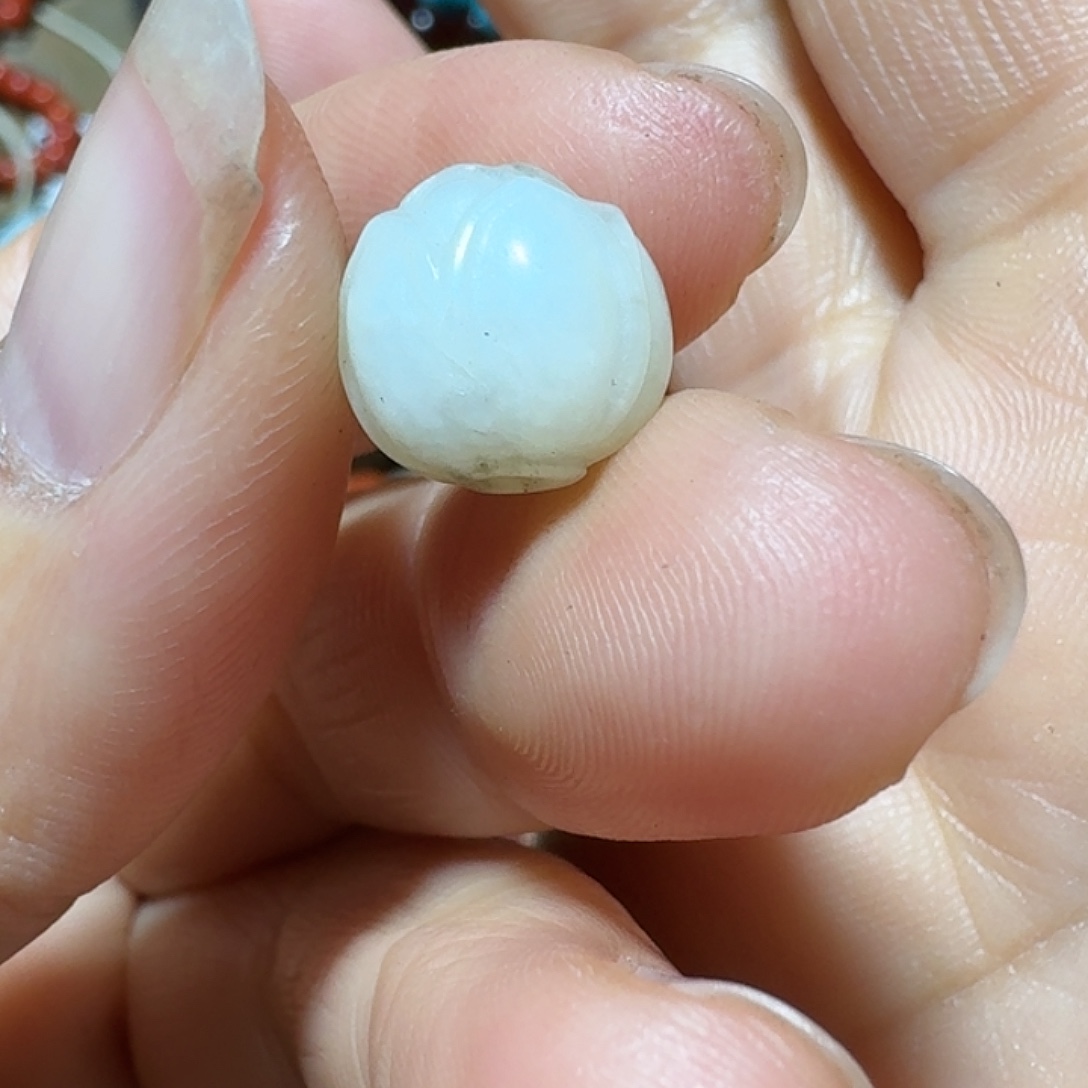 哎***～和田玉未镶嵌挂件