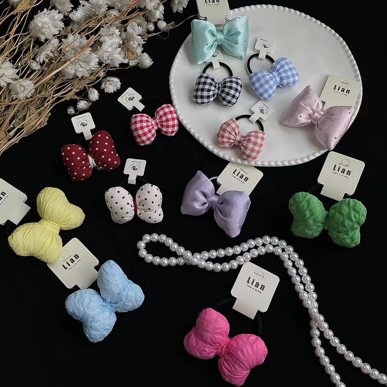 大胖结发绳合集 手工可爱 Lian家原创 两指发绳 D-0135