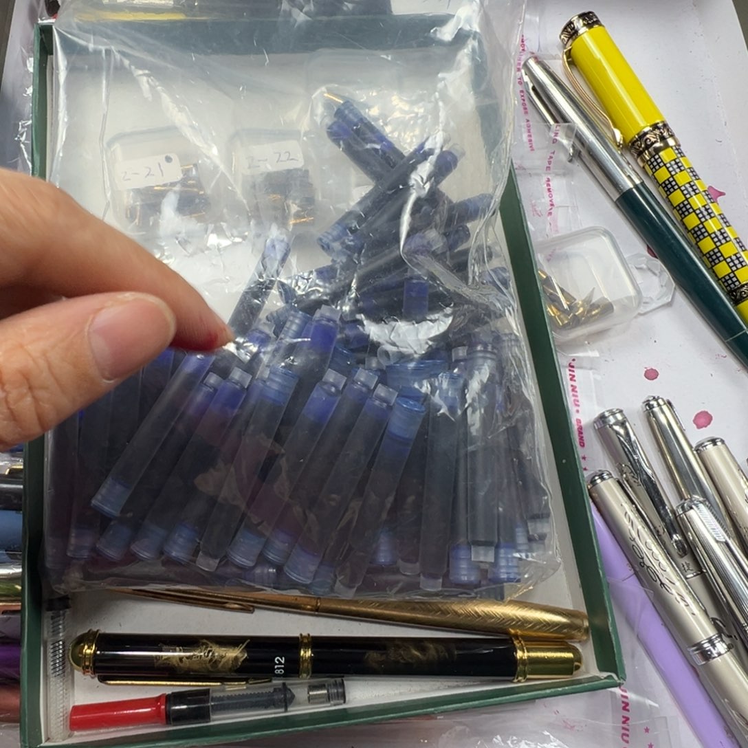 便携式蓝黑色墨囊3.4口径100个