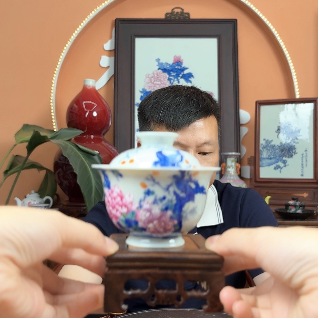 景德镇陶瓷手工盖碗