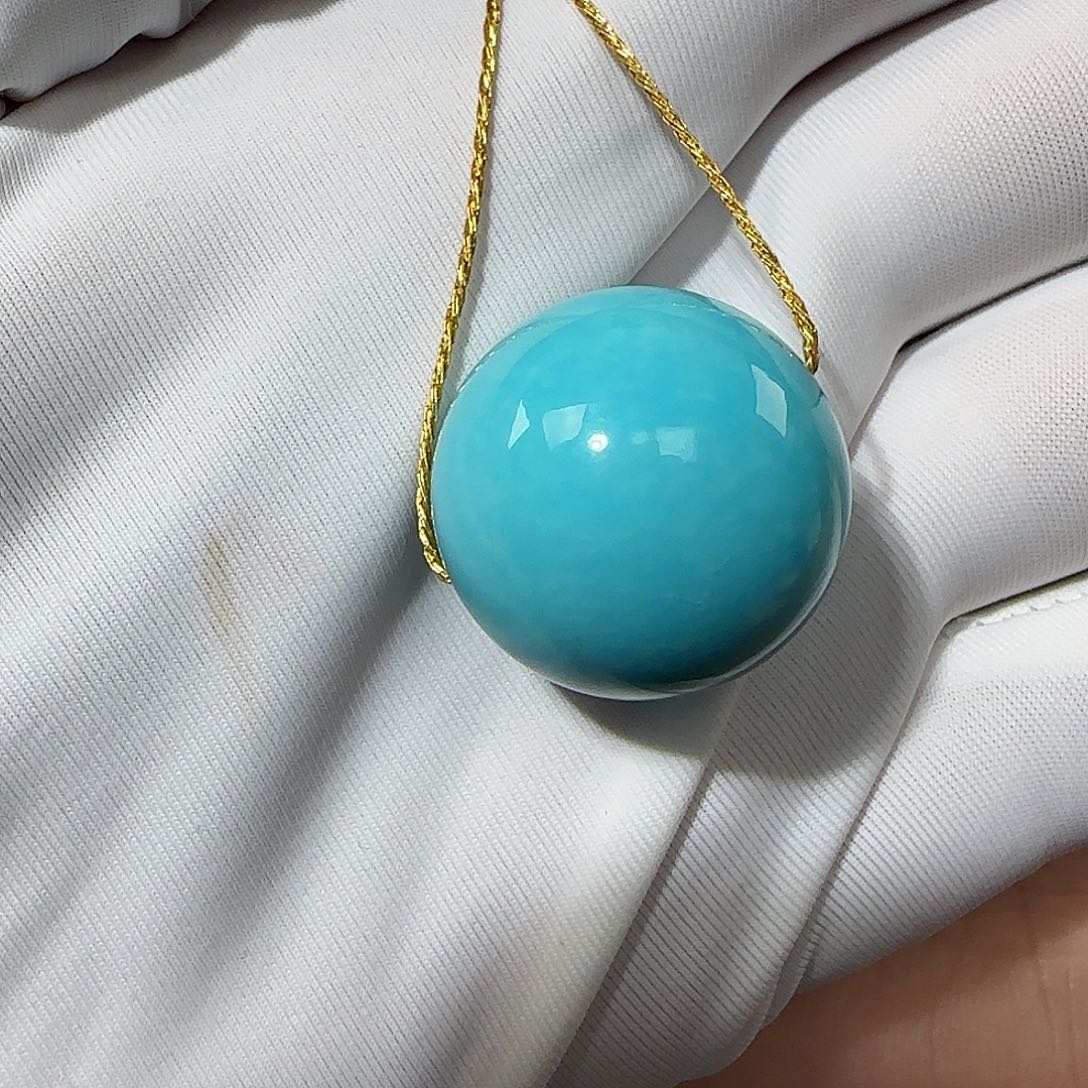 绿松石未镶嵌19mm➕单珠