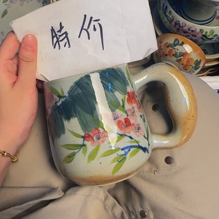 瓷片景德镇陶瓷手工手绘