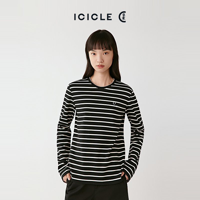 ICICLE之禾25秋冬新品棉弹罗纹T恤3122/3115
