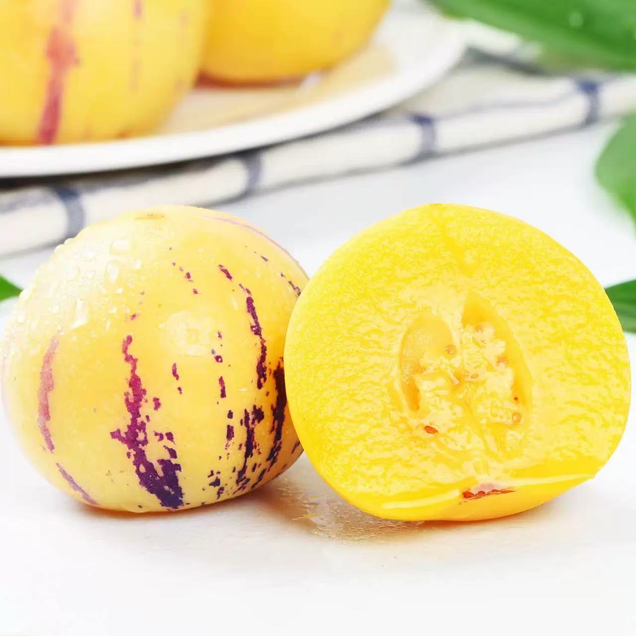 云南树上熟人参果人生果水果圆果大果新鲜现摘黄肉黄心人叁果